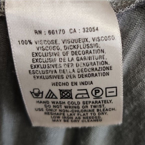 Anthropologie Ric Rac Green Long Sleeve Faux Wrap Top Size Medium - Picture 11 of 11